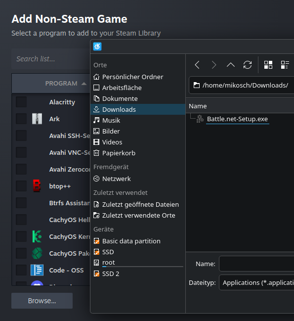 Steam: Add a Game