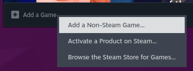Steam: Add a Game